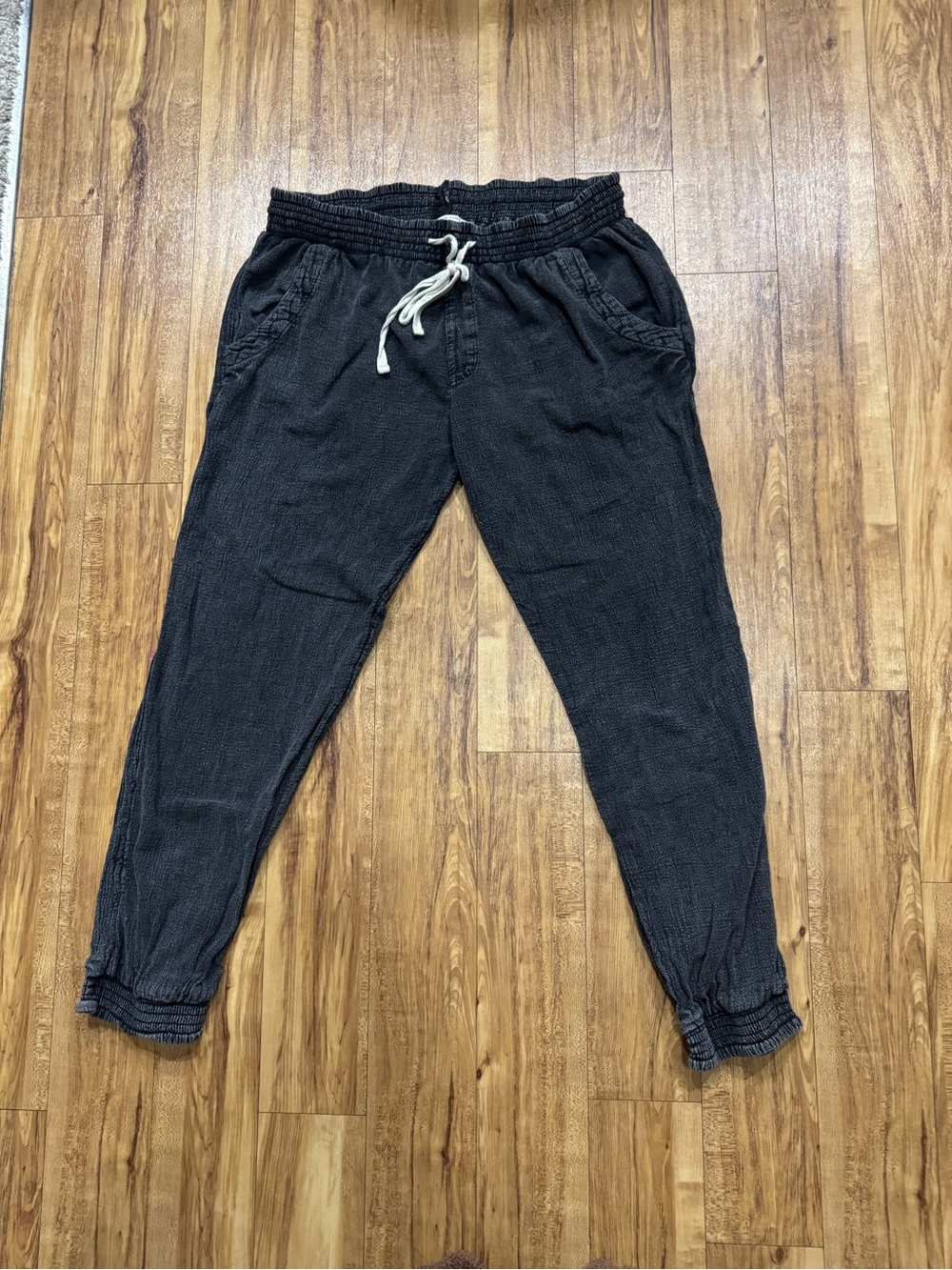 Rip Curl Men's Dark Charcoal Drawstring Joggers